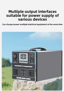 Fuente de Energía Portátil para Exteriores 220v, Gran Capacidad, para Viajes, Campamentos, Emergencias, Hogar, Estación de Energía de Respaldo - Product Image 4