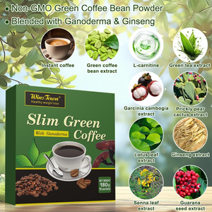 Premium Groene Koffieboon Extract Poeder Ganoderma Lucidum-Glutenvrij Gezond Voedingsmiddel Graad 10g Supplement 10 Natuurlijke Gezondheidsmengsels - Product Image 2