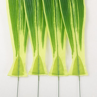 Plantes tropicales de haute qualité feuille de palmier Faux feuillage feuilles artificielles pour la décoration de la maison