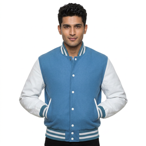 Chaquetas universitarias de hip hop personalizadas con el último diseño de ropa urbana, de algodón, talla grande, impermeables, estilo vintage para hombre, elegantes. - Product Image 1