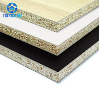 TOPOCEAN 4*8*8/9/10mm haute brillance mélamine MDF planche de bois pas d'écaillage particules panneau mural meubles de bureau plaques de mélamine