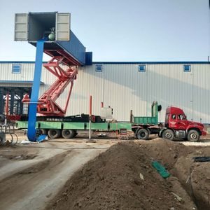 Plataforma Elevadora Hidráulica Tipo Oruga Roja Personalizada para Trabajos Aéreos en Altura, Equipo para Techos de Edificios - Product Image 2