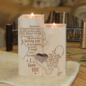 Vente en gros de chandeliers en bois, bougeoirs de Noël à ma mère - Product Image 6