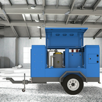Compresseur d'air mobile électrique avec la mobilité forte et approprié aux sites industriels