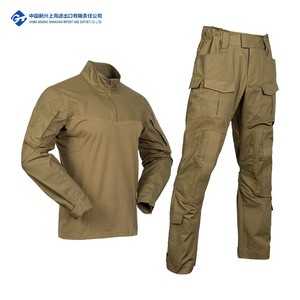 مخصص AK التمويه بدلة الضفدع قميص التكتيكي والسراويل مجموعة مع منصات الركبة للتدريب في الهواء الطلق ومهام ساحة المعركة - Product Image 3