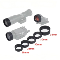 Cache-lampe torche/visée point rouge anti-émeute pour jeunes, compatible avec les lampes T1/T2/X300V/X400V