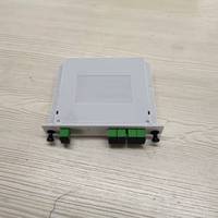 Répartiteur optique PLC à cassette FTTH 1x4 LGX à branchement rapide, connecteurs SC/APC/SC/UPC, perte d'insertion 10,6 dB, 1260-1650 nm, boîtier ABS