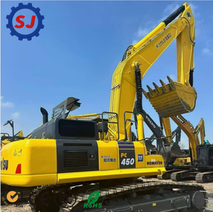Excavatrice d'occasion Komatsu PC450 d'origine japonaise, bien entretenue, 45 tonnes, équipement de terrassement sur chenilles, excavatrice d'occasion pour la vente à la ferme - Product Image 3