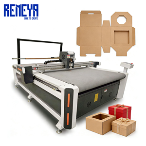 Machine de découpe numérique CNC REMEYA à chargement automatique, couteau oscillant haute précision pour carton gris et boîtes ondulées - Product Image 1