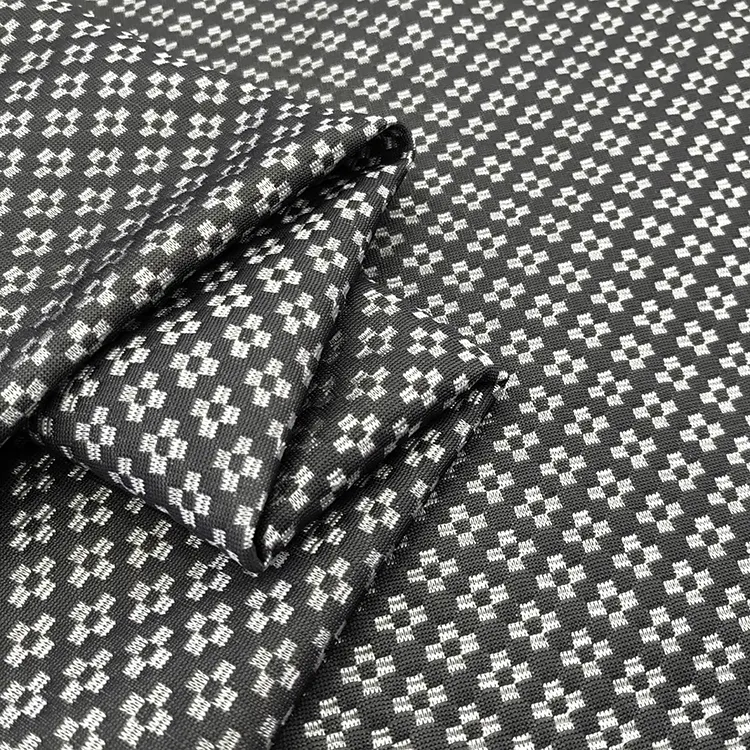 Nieuwe Product Plaid 100% Polyester Jacquard Matras Stof Krimpvrij Gebreide Beddengoed Stof