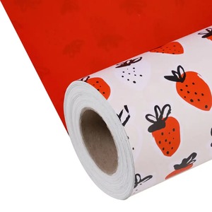 Custom Eco-Friendly Recyclable Strawberry <b>Pattern</b> <b>Tissue</b> <b>Paper</b> Roll Double Side Coated Waterproof 80GSM Digital Printing <b>Paper</b> - Product Image 6