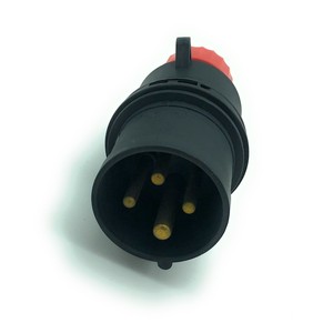 Prise industrielle Cee 3P+T 16A 380-415V IP44 Gris Plastique Standard avec mise à la terre - Product Image 2