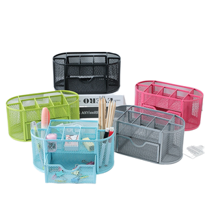 Meilleure vente <span class=keywords><strong>noir</strong></span> métal maille <span class=keywords><strong>bureau</strong></span> maquillage brosse stylo crayon <span class=keywords><strong>organisateur</strong></span> titulaire offre spéciale fournitures <span class=keywords><strong>de</strong></span> <span class=keywords><strong>bureau</strong></span> <span class=keywords><strong>organisateur</strong></span> <span class=keywords><strong>de</strong></span> <span class=keywords><strong>bureau</strong></span> - Product Image 1