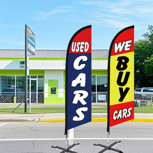 Bandera Publicitaria Personalizada para Talleres Mecánicos, Estilo Corporativo, Asta de Aluminio, Impresión Digital en Poliéster, Bandera Promocional para Clubes de Servicio Automotriz - Product Image 5