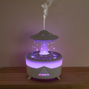 New Arrival <strong>Rain</strong> Cloud <strong>Humidifier</strong> <strong>Rain</strong> Drip Aromatherapy Essential Oil <strong>Air</strong> Diffuser 350ml 7 Colors <strong>Mushroom</strong> <strong>Humidifier</strong> - Product Image 1