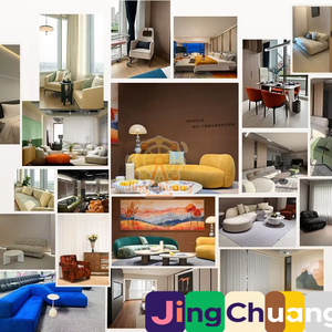 <span class=keywords><strong>Muebles</strong></span> de Diseño Moderno y Sencillo de Jingchuang, con Forma Especial, para Apartamentos Pequeños, Sala de Estar, Dormitorio, Hotel, Curvos, Estilo Influencer - Product Image 2