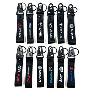 Tùy chỉnh NFL Carabiner Keychain dây dệt <span class=keywords><strong>Polyester</strong></span> Vải dây đeo cổ tay với đội bóng đá Logo <span class=keywords><strong>Key</strong></span> tag - Product Image 2