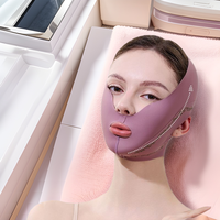 Nouveau pansement de façonnage et d'étirement du visage, mentonnière de masque facial pour dormir, bande amincissante pour le visage
