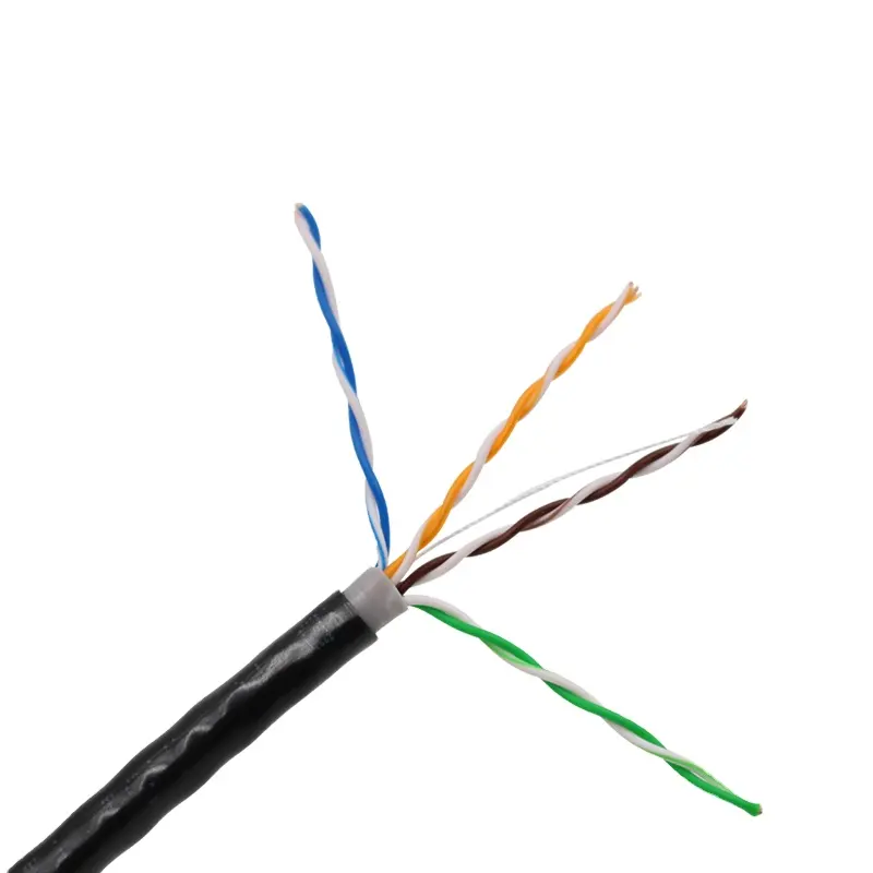 Direct Buy Factory Outdoor Cat5 Cable 24awg Copper UTP Cat 5e Uv Resistance Cable Waterproof 305M