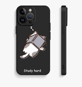 เคสโทรศัพท์มือถือ TPU ขอบตรงพิมพ์ลายแมวแข็งสำหรับ <span class=keywords><strong>iPhone</strong></span> 7 8 x XR XS 11 12 13 <span class=keywords><strong>14</strong></span> 15 16 17 <span class=keywords><strong>PRO</strong></span> <span class=keywords><strong>MAX</strong></span> - Product Image 5