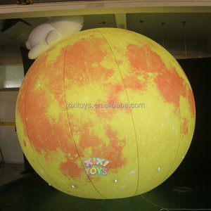 2.5m Dia độ nét cao kín PVC Inflatable RGB <span class=keywords><strong>Led</strong></span> mặt trăng Spheres cho đêm đầy sao trang trí - Product Image 5
