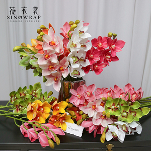 SINOWRAP nouveauté fleur artificielle 3D <span class=keywords><strong>Whelan</strong></span> 6 têtes pour la décoration et l'arrangement floral - Product Image 2