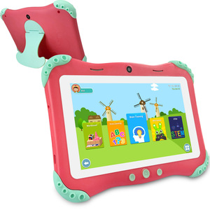 G66 <span class=keywords><strong>Tablette</strong></span> pour enfants de <span class=keywords><strong>7</strong></span> <span class=keywords><strong>pouces</strong></span> avec 2 emplacements pour cartes Sim Écran tactile HD Android 11 <span class=keywords><strong>Tablette</strong></span> de jeu intelligente de 2 + 32 Go pour enfants Cadeaux d'apprentissage - Product Image 1