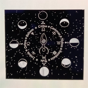 <span class=keywords><strong>Cartas</strong></span> de Tarot de Adivinación, Baraja de Afirmaciones Positivas Ecológicas, <span class=keywords><strong>Cartas</strong></span> de Tarot de Papel, Tela Negra Cuadrada con Runas para Exhibición - Product Image 2