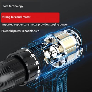 Brushless Drill Rechargeable Dual Speed Lithium 21V <b>Power</b> <b>Tools</b> Screwdriver Brushless Drill Cor - Product Image 6