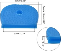 Housse de protection de clé de couleur personnalisée, ensemble d'étiquettes d'identification de clés, pochette en Silicone pour l'organisation de la maison et de l'appartement