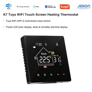 Termostato con Pantalla Táctil K7, WiFi Tuya, Compatible con Alexa, <span class=keywords><strong>Google</strong></span>, Yandex, Múltiples Asistentes de Voz, Modo de Ahorro de Energía - Product Image 2