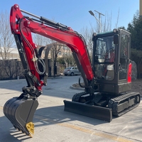 Excavatrice compacte sur chenilles SH40, directement de l'usine, avec une forte performance de creusement pour les travaux de terrassement et la maintenance routière