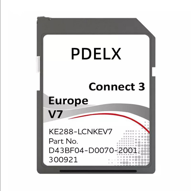 16GB Map Naving SD Card Sat Connect 3 V 7 2022 for Nissan Navigation Cards Change Cid Memory Card