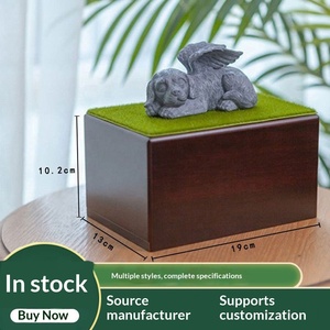 Urne funéraire en bois pour animaux de compagnie avec cadre photo, pour chats et chiens, type cercueil, fournitures funéraires, boîte funéraire en bois, urne de <span class=keywords><strong>sacristie</strong></span> - Product Image 5