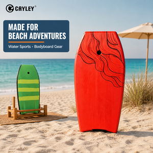 CAYLEY OL-S49 <span class=keywords><strong>Bodyboard</strong></span> Léger avec Laisse de Poignet, Motif Personnalisé, pour Enfants et Adultes, Surf en Mer, Piscine et Plage - Product Image 1