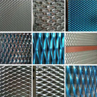 Échantillons gratuits Maille métallique déployée à petit trou avec grille métallique extensible pour moustiquaire de fenêtre