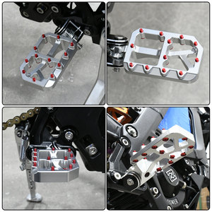 Pijakan Kaki Talaria Modifikasi Surron Silver, Pijakan Lebar Light Bee X untuk Surron Lbx, Pedal Krom yang Ditingkatkan, Cocok untuk E-ride Pro - Product Image 5