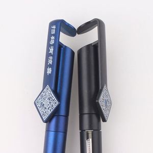 Business Gift Promotional School Office Plastic Ballpoint <b>Pen</b> With Stylus Phone Holder - Product Image 5