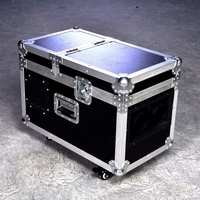Machine à brouillard au sol pour scène de mariage 3000W, machine à brume d'eau DMX512 avec télécommande manuelle et flight case à roulettes