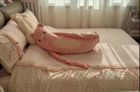 Nouvelle Peluche Chauffante Rose Cochon Roi 100cm – Coussin Apaisant pour le Sommeil, Idéal pour Enfouir les Jambes, Confortable pour Filles, en Peluche Courte