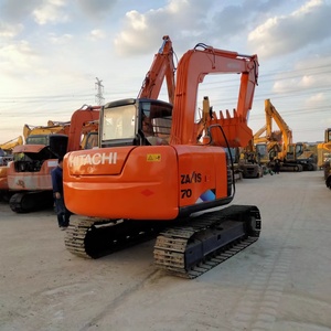 Excavadora Usada HITACHI ZX70 de 7 Toneladas, Fácil de Transportar, para Obras de Construcción en Pequeñas Ciudades - Product Image 1