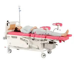 होची मल्टी-फंक्शनल मेडिकल इलेक्ट्रिक मैनुअल लिफ्टिंग ऑपरेटिंग टेबल मेडिकल स्त्री रोग संबंधी जांच टेबल डिलीवरी बेड
