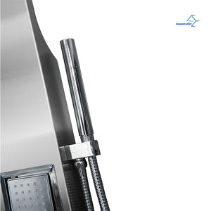 Colonne de douche en acier inoxydable 304 nickel brossé avec jets de pluie et jets spa - Product Image 5