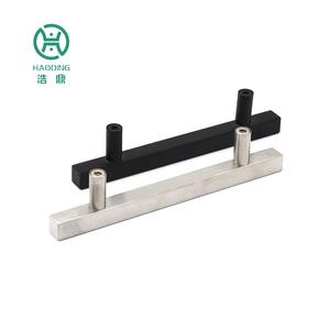 Gagang Kabinet Minimalis dari Baja Anti Karat Bentuk Persegi dalam Warna Perak dan Hitam untuk Pintu Dapur, Kamar Mandi, dan Lemari - Product Image 2