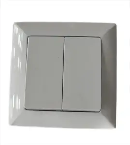 High quality Russian light two gang socket switches home appliances wall switches and sockets