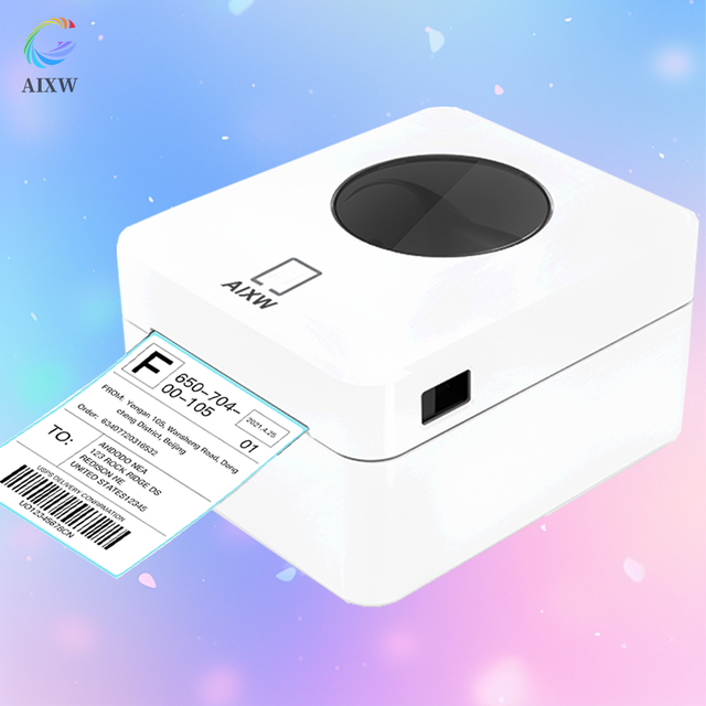 AIXW Cheapest Price Wireless Direct Thermal Label Printer Receipt Printer for Shipping Packages with Bluetooth