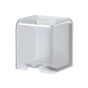 Wall Mounted Toothbrush Holder With Dustproof Cover Punch Free Electric Toothbrush Storage Rectangle Shape Polished Finish - Product Image 5