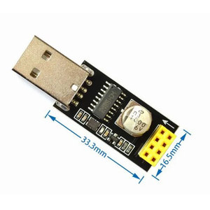 Module Wifi USB vers ESP8266 33,3x16,5 mm pour le développement Arduino IoT - Product Image 1