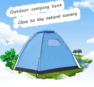 4 persone tenda poli Suppliers-Bivy hexagon zanzara casa tenda solare di loto in fibra di vetro pole 4 6 persone tenda