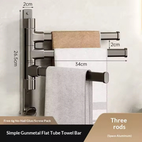 Porte-serviettes pivotant peu encombrant, étagère de rangement verticale pour serviettes de toilette, débarbouillettes et accessoires de salle de bain
